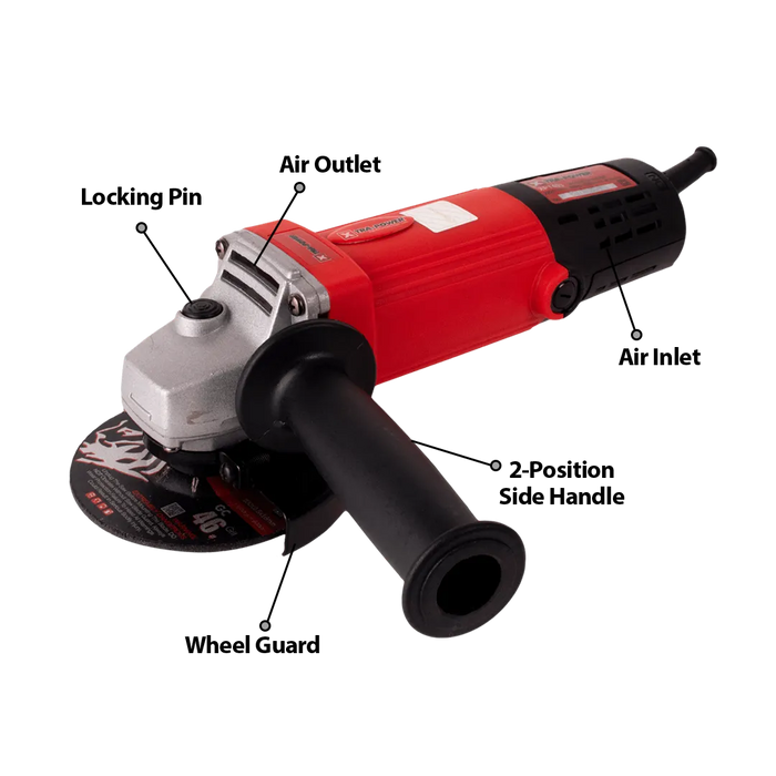 Xtra Power XPT 403 Angle Grinder 100MM 680W 4"