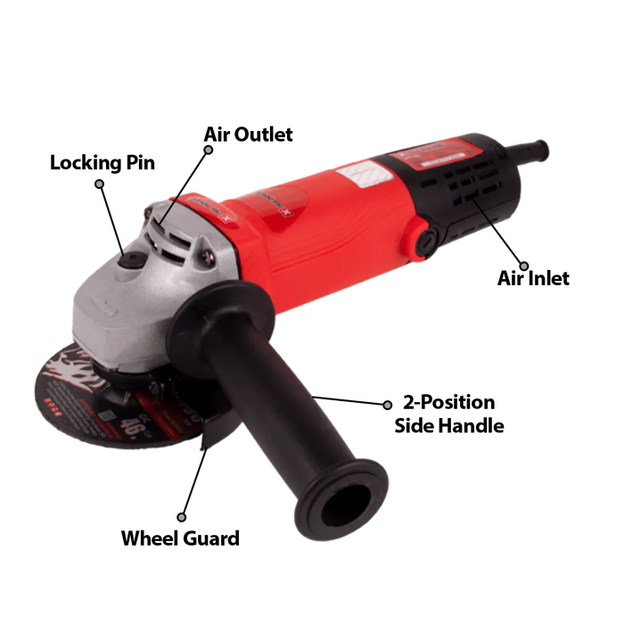 Xtra Power XPT 408 Angle Grinder 100MM 705W 4"