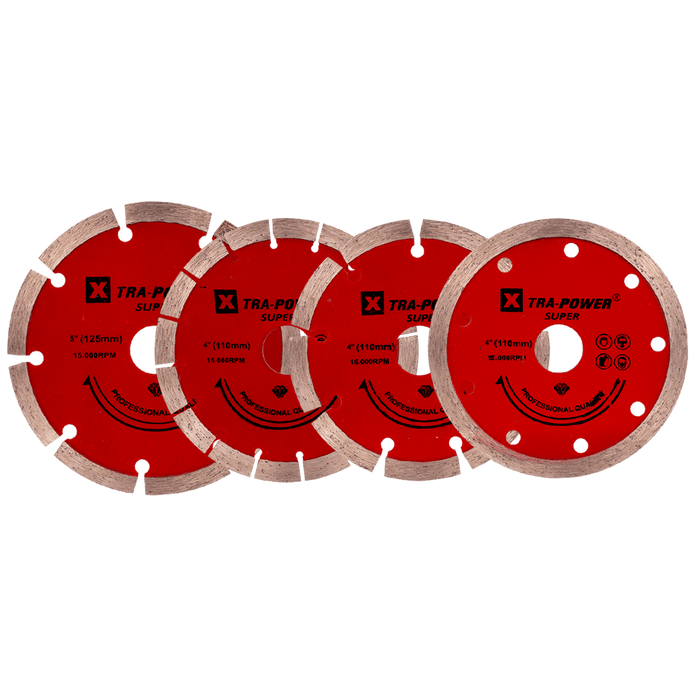 Xtra Power Marble Cutting Super Blades 110MM 16SEG