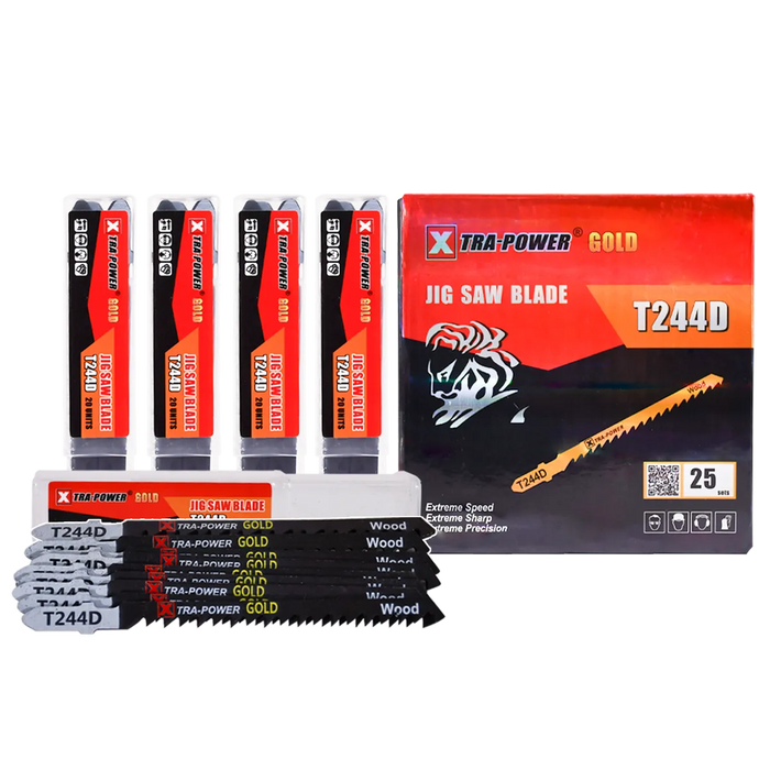 Xtra Power XP Jig Saw Blade Gold T 244D (5Pcs Set)