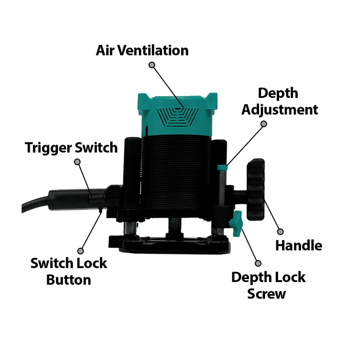 Hi-Max IC-035 Router 12MM