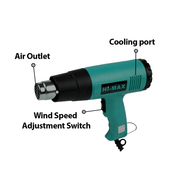 Hi-Max IC-082 Hot Air Gun 300-600°C 13CM