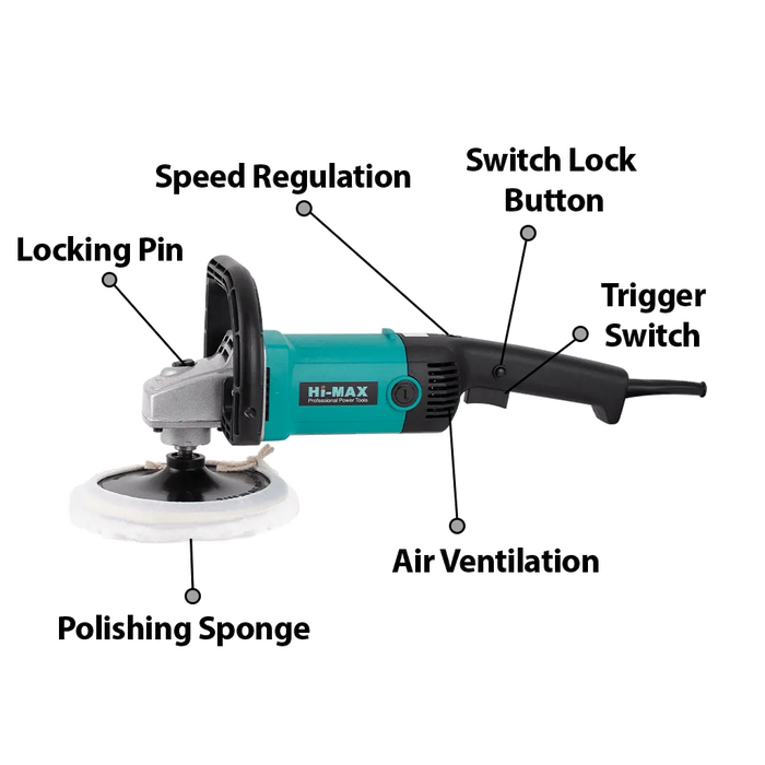 Hi-Max IC-093 Polisher 180MM 7"