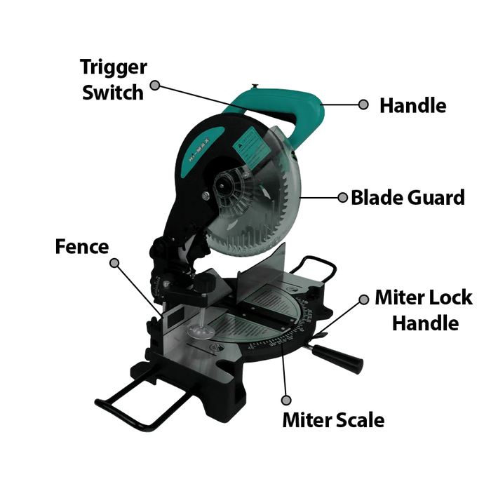 Hi-Max IC-094 Miter Saw 255MM 1800W 10"