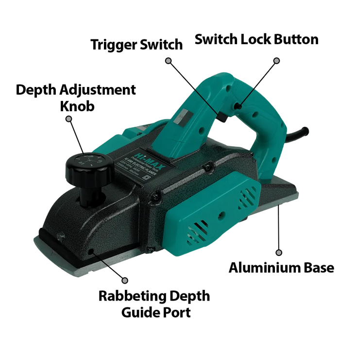 Hi-Max IC-050 Electric Planer (90x2)MM