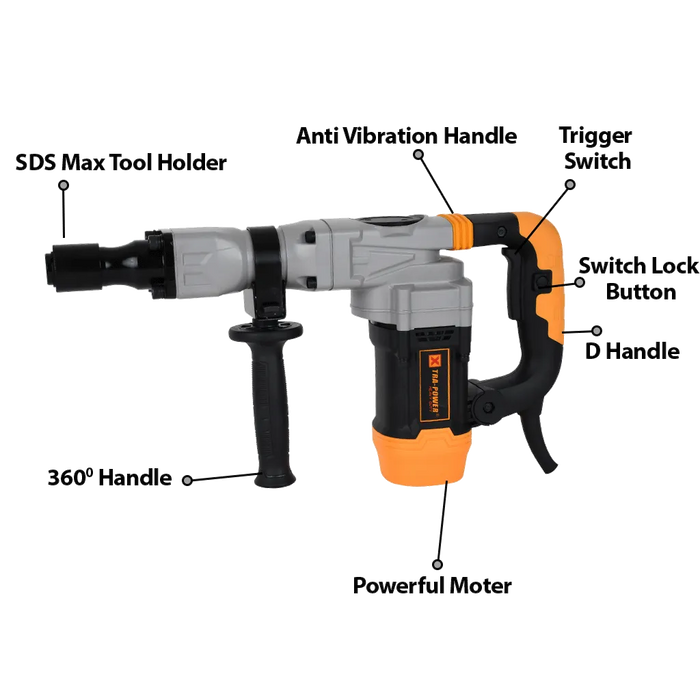 Xtra Power Heavy Duty XP-1133 Demolition Hammer 7Kg