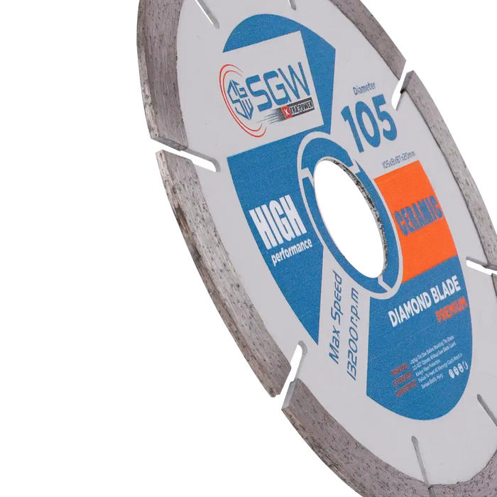 Xtra Power SGW Ceramic Diamond Saw Blades 105MM SEG