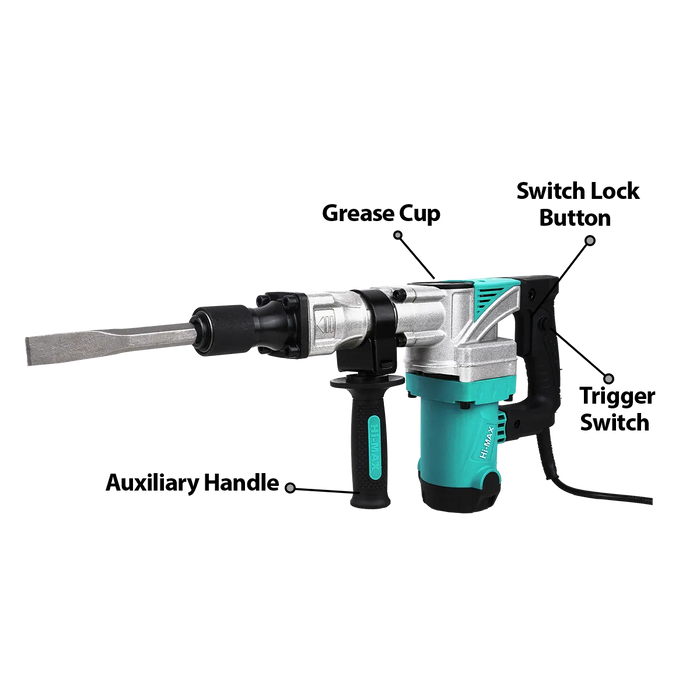 Hi-Max IC-055 Demolition Hammer 17MM 1300W 7Kg