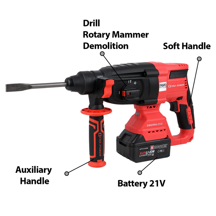 Xtra Power XPT 595 Cordless Rotary Hammer 26MM