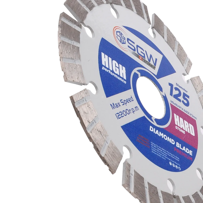 Xtra Power SGW Hard Stone SEG Diamond Saw Blade 110MM 8SEG