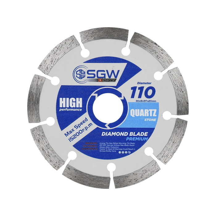 Xtra Power SGW Quartz Stone Diamond Saw Blade 110MM