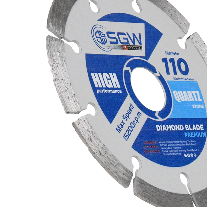 Xtra Power SGW Quartz Stone Diamond Saw Blade 110MM