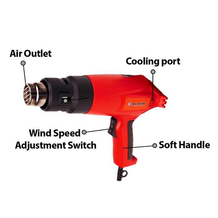 Xtra Power XPT 489 Hot Air Gun (230-600)Â°C