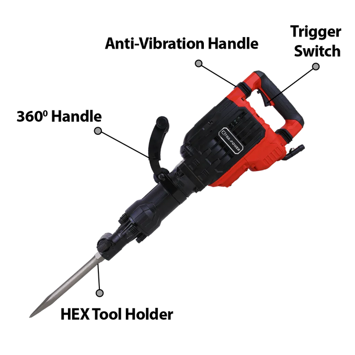 Xtra Power XPT-517 Demolition Hammer 1900BPM 16Kg