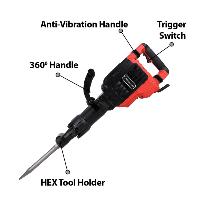 Xtra Power XPT-519 Demolition Hammer 2000BPM 24KG