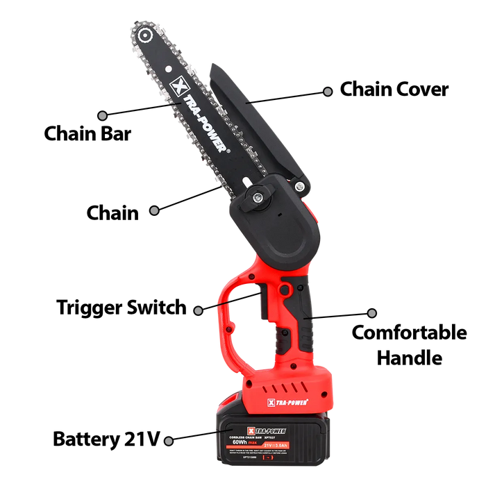 Xtra Power XPT 537 Cordless Chain Saw 200MM