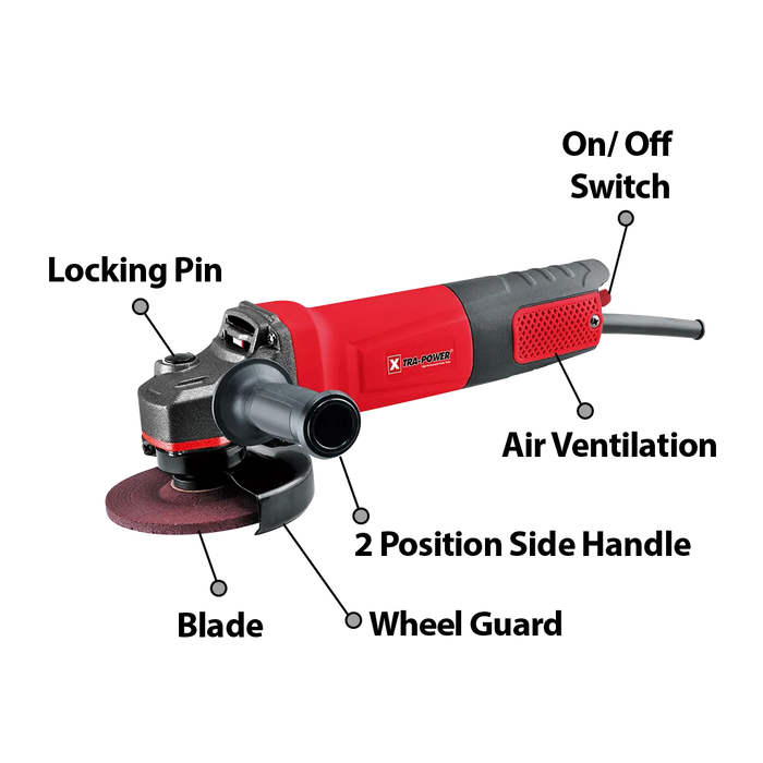 Xtra Power XPT 505 Angle Grinder 100MM 4"