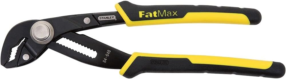 Stanley 0-84-648 Fatmax Groove Joint Plier with Push Lock Button 10"