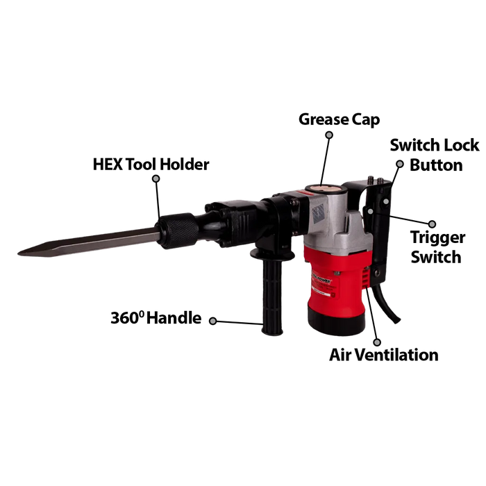 Xtra Power XPT 437 Demolition Hammer 17mm 900W