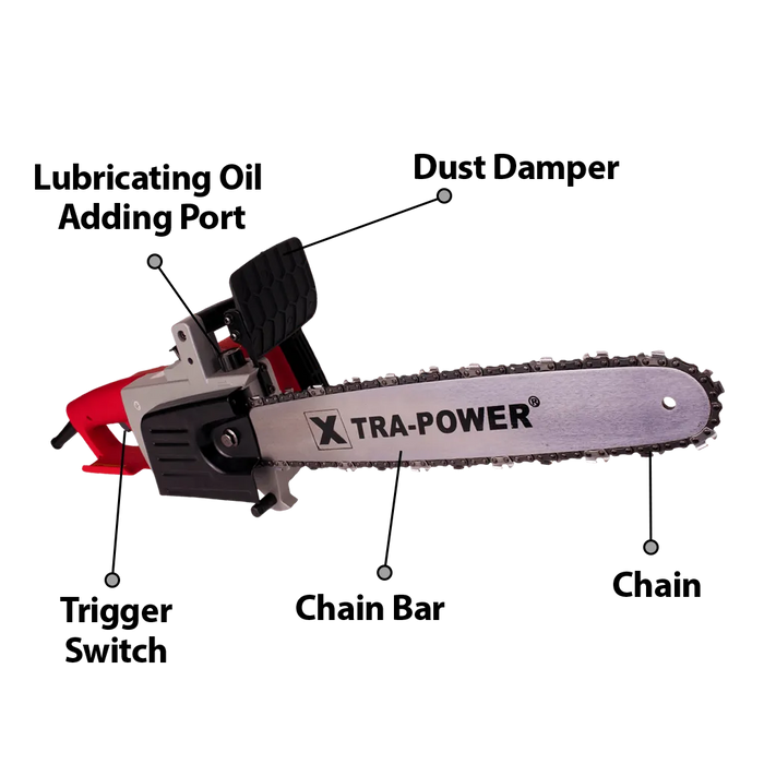 Xtra Power XPT 457 Electric Chain Saw 405MM 16"