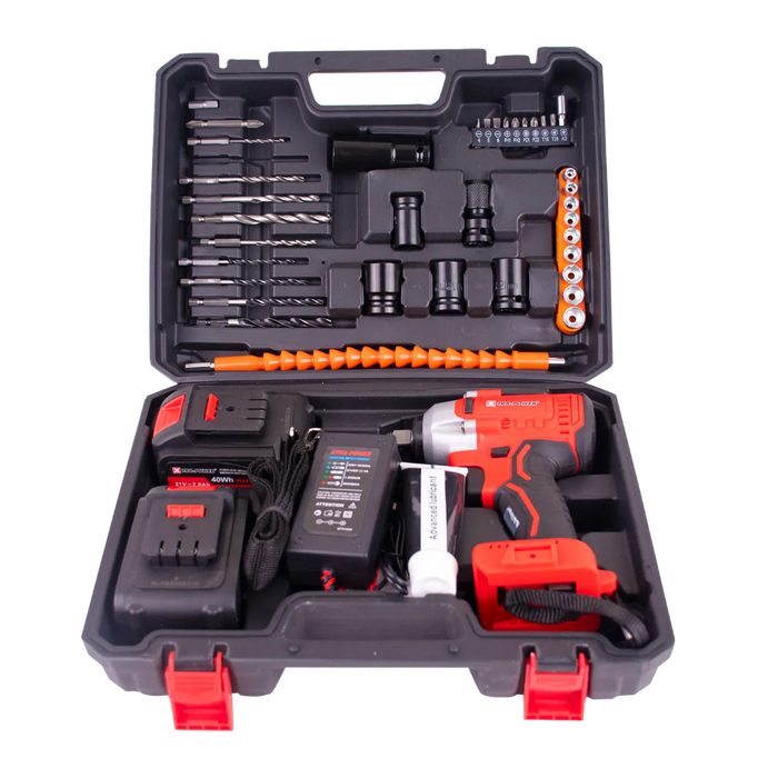 Xtra Power XPT 485 Cordless Impact Wrench with Kit 320NM