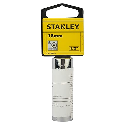 Stanley STMT88993-0 1/2" Drive Spark Plug Socket 16mm