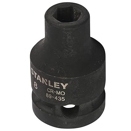 Stanley STMT89435-8B 1/2" Drive CR-MO Impact Socket 8mm