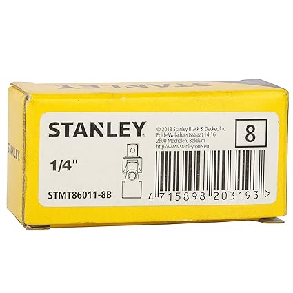 Stanley STMT86011-8B 1/4" Drive CrV Universal Joint