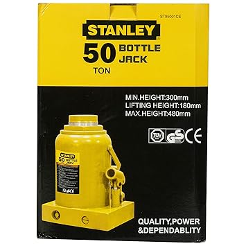 Stanley ST-95001CE Hydraulic Bottle Jack 50-Tons