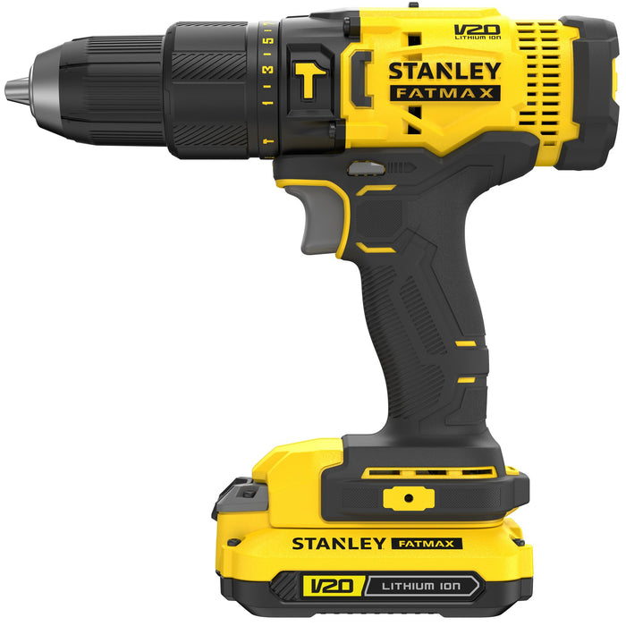 Stanley SCD711C1H-B1 20V Hammer Drill Kit With 19 in. Toolbox