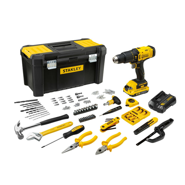 Stanley SCD711C1H-B1 20V Hammer Drill Kit With 19 in. Toolbox