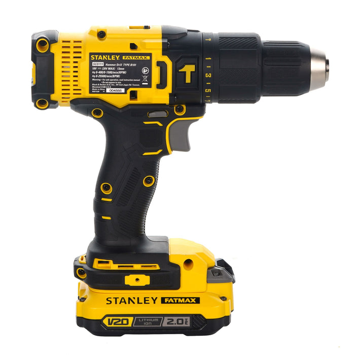 Stanley SCD711D2K-B1 20V Brushed Hammer Drill