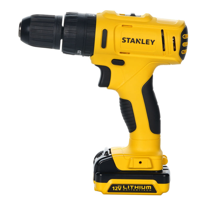 Stanley SCH121S2KA-B1 10mm Cordless Percussion Screwdriver + Carrying Case