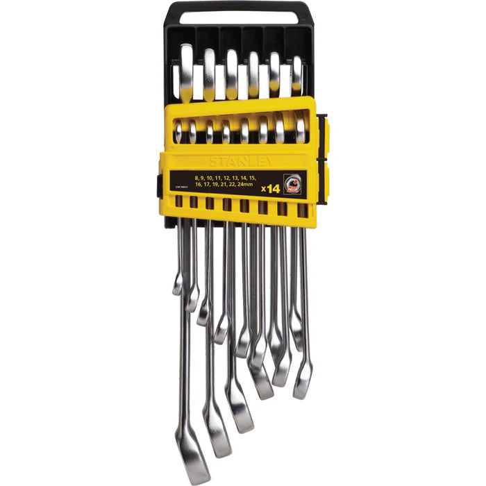 Stanley STMT78092-8 Combination Spanner Set in Holder (14 Pc. Set)