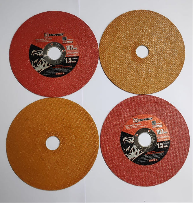 Xtra Power Cutting Wheel 4" RY Series / Red+Yellow Color (100Pcs)