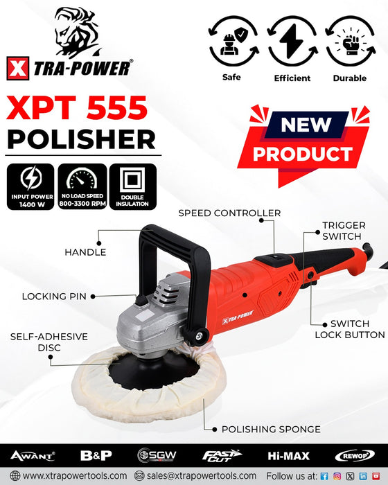 Xtra Power XPT 555 Polisher  7"