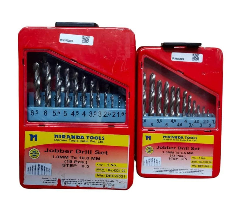 Miranda HSS Drill Bit Set 1.00MM TO 13.00MM