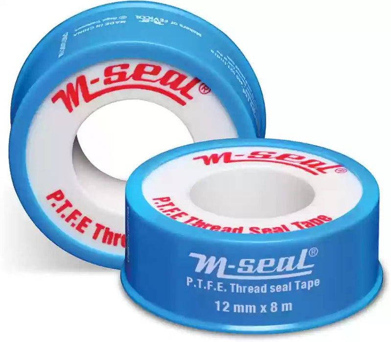 M-Seal PTFE Thread Seal Tape/ Teflon Tape 8mtr x 100 Pcs